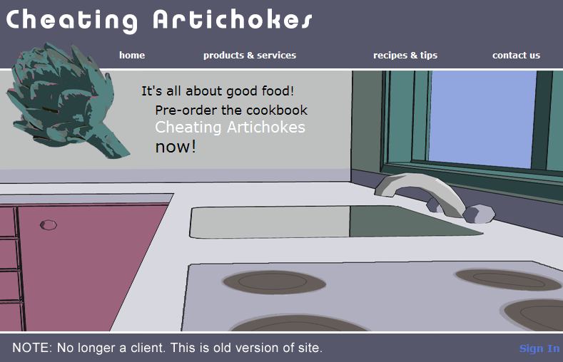 Site: A Cook Book
