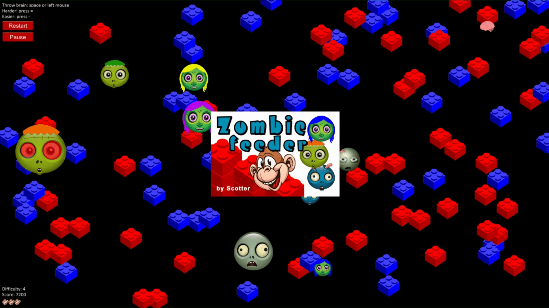 Zombie Feeder Python Game by Scott Swain