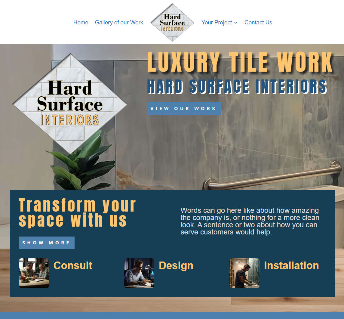 Hardsurface Luxury Tile Work