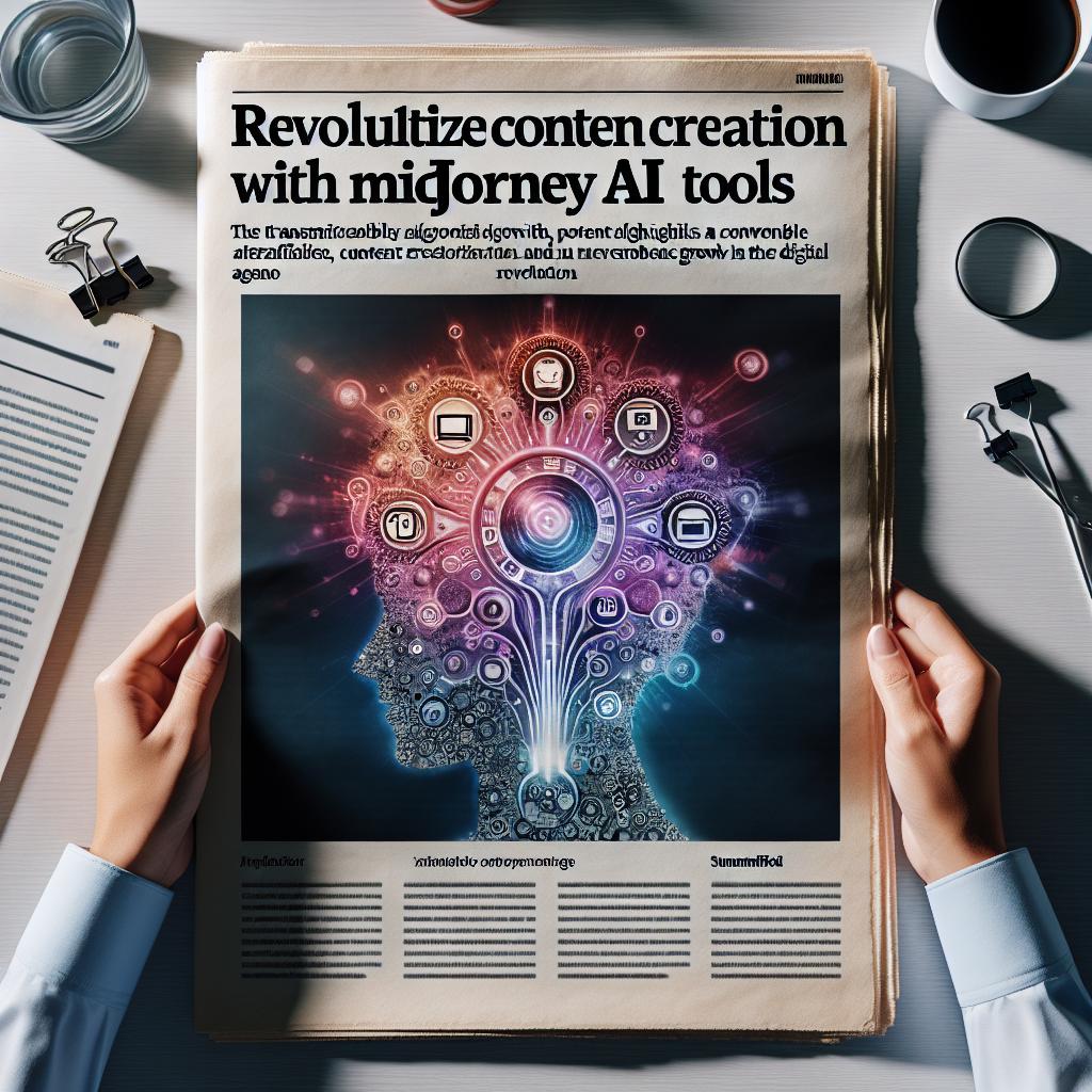 Revolutionize Content Creation with MidJourney AI Tools