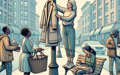 Woman’s Free Coats Spark Citywide Wave Of Kindness